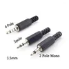 Beleuchtungszubehör 5 stücke 3,5mm RCA Stecker 2 3 4 Pole Mono Stereo Audio Converter Video Dual Kopfhörer Kabel Draht stecker für Buchse