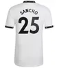 Sancho Soccer Jerseys 22 23 Rashford Shaw Pogba 2022 2023 Fans Player Version Mans Martial Utd B. Fernandes Lingard Jersey Football Shirt Men Kid Kit Uniforms 4xl