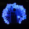 Str￤ngar 6m LED -str￤ngljus med 50LED Ball Holiday Decoration Lamp Festival Christmas Outdoor Lighting