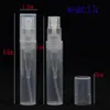 Plastic Perfume Spray Empty Bottle 2ML 2G Refillable Sample Cosmetic Container Mini Small Round Mist Atomizer Tube For Lotion Travel