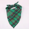 Dog Apparel Pet Triangle Scarf Accessories Kitten Puppy Red And Black Plaid Christmas Halloween Thanksgiving Products