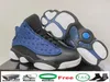 Blue Grey 13s 2024 Vete 13 Basketbollskor han Hot Game Playoffs Anthracite Black Flint Sneakers 13 GS Black Ca With Box Wholesale Men New Shoe Bred