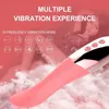 Sex Toy Massager Realistic Dildo Tongue Vibrator G Spot Rabbit Heat Rose Flower Massage Toys For Women6050003