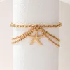 Bracelets de cheville bohème gland serpent pendentif cheville pied chaîne plage vacances cheville Bracelet or argent couleur pour les femmes