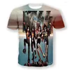 Erkek Tişörtleri Xinchenyuan Moda Erkekler/Kadın Kiss Band 3D Baskı Gömlek Hip Hop Kadınlar Tshirt Giyim Üstleri Tedarikçiler Drop Shiper A46