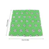 Table Mats 20pcs Football Party Supplies Green Soccer Ball Dinnerware Theme Decorations For