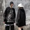 Kobiety swetry unisex hip hop punk ponadwymiarowy harajuku odzież streetwear para ubrania Sweter moda 2022 kamizelka oversize