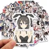 50PCS anime Bunny Girl graffiti Stickers for DIY Luggage Laptop Skateboard Motorcycle Bicycle Stickers