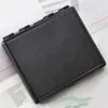 Black ABS Plastic Cigarette Case Holder Dry Herb Tobacco Storage Cover Box Portable Metal Clip Innovative Protective Shell Smoking2732361