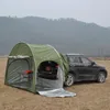 Tenten en schuilplaatsen SUV Auto Achteruitbreiding Tent Fietsopslag Outdoor Camping Luifel Multifunctioneel Grote ruimte Oxford zilver gecoat