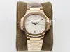 7118 Lady Womens Watch PF Factory 18K Rose Gold White Dial Swiss 324 SC Automatic 28800VPH SAPPHIRE CRYSTAL LISTWATCHES 3 COLORS