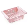 Köksjusterbara stretchbara kylskåpsarrangörslådor Korglådor Drapout Fresh Spacer Layer Storage Rack Box Holder5046159