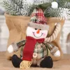 Christmas Decorations 2022 Doll Toy Santa Claus Snowman Moose Tree Ornaments For Home Party Decor Navidad