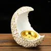 Świeczści na Bliskim Wschodzie Arab Arab Ramadan Faza Faza Crescent Crescent Burner Purify Meditation Healing Craft Home Decor