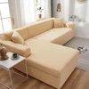 Chair Covers Solid Corner Sofa For Living Room Elastic Spandex Couch Cover Stretch Slipcovers L Shape Need Buy 2pcs