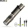 Zaklampen Zaklampen Wurkkos FC12 Oplaadbare zaklampen Tactische zaklampen LED 18650 SFT40 2000lm ATR Power Indicator USB-C IPX8 EDC Kampverlichting 220930