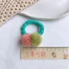 Carino bambini colorati Hairball elastico per capelli anello copricapo autunno e inverno nuova moda Corea dolce ragazza accessori per capelli
