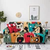 Stoelhoezen grappige cartoon elastische bank cover woonkamer stretch couch slipcovers fauteuils home decor grote fundas