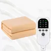 Blankets Heated Double Bed Electric Blanket Waterproof Mobile Maintenance Carpet Single Winter Warm Manta Termica Heating For Room BB50GP