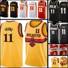 Custom College Wear 75th Trae 11 Young Jersey Spud 4 Webb Basketball Jerseys 2021/2022 Embroidery S Men Black Red White S M L XL XXL High Quali