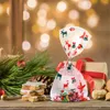 ギフトラップクリスマスバッグバッグを扱うホリデーセロファンパーティークリアグッドドローストリングfavorxmas cookie