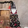 Decorazioni natalizie Bambola senza volto Gnomo Elfo Reticolo Albero Top Star Creativo Simpatico peluche Tessuto Creatività Ornamenti di flanella