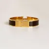 Bracciali braccialetti designer gioiello bracciale titanio in acciaio mandrino oro dimensioni 17/19 per uomini e donne braccialetti di gioielli alla moda