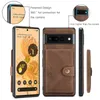 Shockproof Vintage PU Leather Card Holder Wallet Cases For Google Pixel 7 Pro 6 5A 5G Cards Bag Pockets Cover