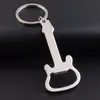 Retro Guitar Abridor de guitarra Metal Keychain Multifunction Music Creative Bar Keychain Gastropub Presentes Práticos do Partido Pingente Gift