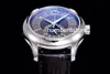 Roczny kalendarz 5205 Zegarek GR Fabryka V2 ze stali nierdzewnej White Dial Swiss Cal. 324 Automatyczne chronograf 28800VPH Sapphire Crystal Luksusowe zegarek