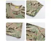T-shirts pour hommes Camouflage chemise surdimensionnée à manches courtes vêtements tactiques pour hommes Vetement Homme T-shirt militaire armée vert haut graphique