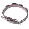 Pulseira de couro masculino pirata aço inoxidável aço ajustável pulseira pulseira para mulheres esportes jóias bc018