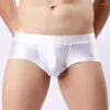 Calzoncillos para hombre ropa interior sedosa deportes transpirable sexy bolsa convexa conve cintura machista macho pantalones bikini bragas