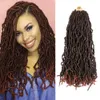 Nu Locs Godin Locs Haak Haar voor Zwarte Vrouwen Soft Locs 18/24 Inch Haak Haar Pre Doorgelust Synthetisch Haar Bundels LS25