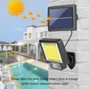 LED/COB SOLAR PROPED LIGHT utomhus rörelse sensor solljus vattentät vägg akut gata säkerhetslampa för trädgårdsdekoration