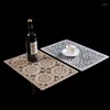 Table Mats YOMDID Creative Dinner PVC Placemat Western Food Cushion Decoration Practical For Restaurant Kitchen Mat