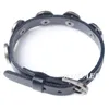 Pulseira de couro masculino pirata aço inoxidável aço ajustável pulseira pulseira para mulheres esportes jóias bc018