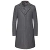 Herren Wollmischungen Luxus Wollmantel Männer Herbst Winter Einreiher Langer Trenchcoat Britischer Stil Wolljacke Männliche Markenkleidung 5XL 220930