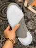 Buty Sneakers Sport Srebrny Flint Grey Refleksyjna 5S Easter Jade Horizon 5 Zielonej fasoli mężczyźni