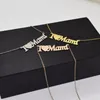Choker I Love Mama Stainless Steel Pendant Necklace Rock Punk Fashion Women Jewelry Gift Gold Color For Mother's Day