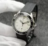 Top 42MM automatische mechanische Outdoor-Herrenuhren Uhr schwarzes Zifferblatt mit Edelstahlarmband drehbare Lünette Transparent281O