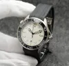 Top 42 mm Automatyczne mechaniczne mechaniczne zegarki męskie na zewnątrz oglądaj czarną tarczę z bransoletką ze stali nierdzewnej Rotatable Bezel Transparent281o