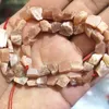 Beads Natural Sunstone Rough Stone Loose Irregular Gravel Gem Spacer For Jewelry Making DIY Bracelet Handmade Accessories