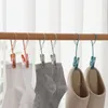Klädlagring 1/6/12 st mångsidiga plastkläder pinnar badrum handduksklippkläder underkläder strumpor torktillbehör