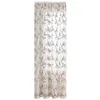 Curtain Sheer Eye-catching Super Soft Polyester Decorative Embroidered Window Screen For Home