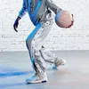 Herenbroeken Borstbroek Heren Volledig open Losse trend Zijknopen met wijde pijpen Casual balkvoeten Basketbal Trainingsjoggingbroek Joggers