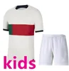 24 25 Portugal Soccer Jerseys Kids Kit Joao Felix Bernardo Bruno Ronaldo Fernandes Portugieser 22 23 Portugese jongens voetbal shirt