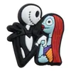 Anime charms Halloween horror pumpkin sally Jack The Nightmare Before Christmas cartoon charms shoe accessories pvc decoration buckle soft rubber charms3585578