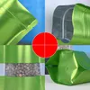 Sacchetto di supporto per imballaggio in lamina di alluminio Mylar verde opaco per uso alimentare per sacchetti di imballaggio di frutta secca con cerniera per caramelle e cioccolato