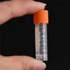 100 PCS 1.8ml Science Lab Micro Centrifuge Tubes Sample Vials Collection Tubes Clear Plastic Test Tubes